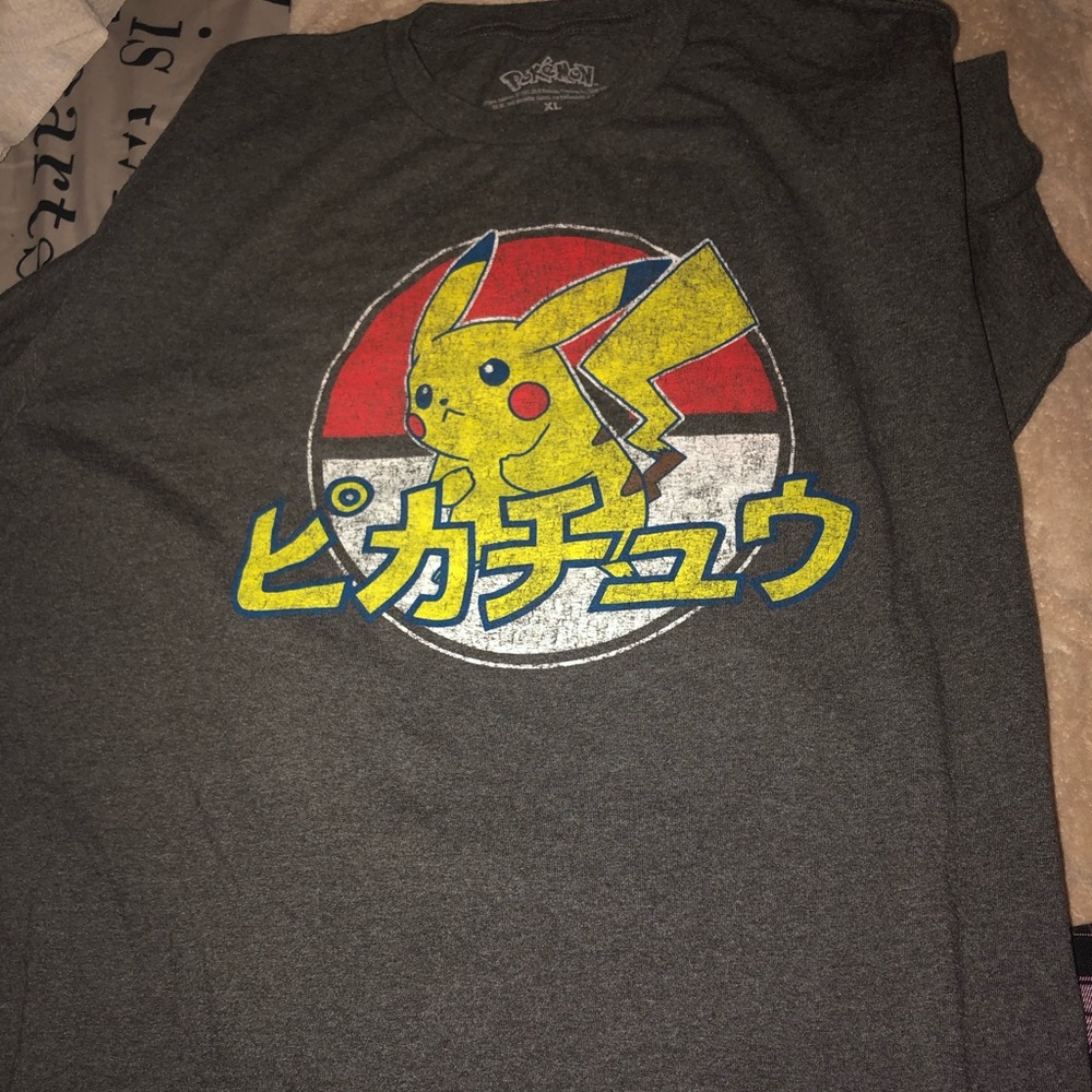 pikachu shirt size XL